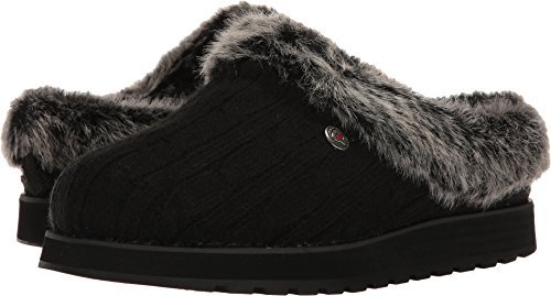 Skechers Damskie kapcie pamiątkowe Ice Angel, Czarny, 2.5 UK Wide