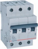 Bezpieczniki elektryczne - Legrand Wyłącznik nadprądowy RX3 3P B20 419170 - miniaturka - grafika 1
