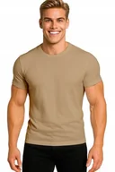 Koszulki męskie - T-shirt Męski Koszulka Męska Bawełniana S Podkoszulek Sportowa Jakość - miniaturka - grafika 1