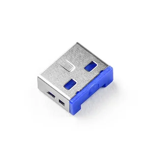 Smartkeeper UL03PKDB bloker portów Blokada portu + klucz USB Typu-A Niebieski 6 szt. - Kontrola dostępu - miniaturka - grafika 1