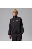 Kurtki damskie - Damska kurtka przedmeczowa Paris Saint-Germain - Szary - Nike - miniaturka - grafika 1