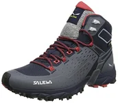 Buty trekkingowe damskie - Salewa Damskie buty trekkingowe WS Alpenrose Ultra Mid Gore-TEX, Night Black Mineral Red, 38 EU - miniaturka - grafika 1