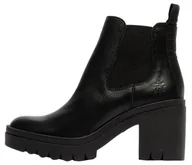 Botki damskie - Fly London Damskie botki TOPE520FLY, czarne, 38 EU, Czarny, 5 UK - miniaturka - grafika 1