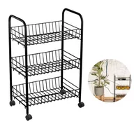 Półki łazienkowe - Półka Łazienkowa Korona Shops 9257 Czarn - miniaturka - grafika 1