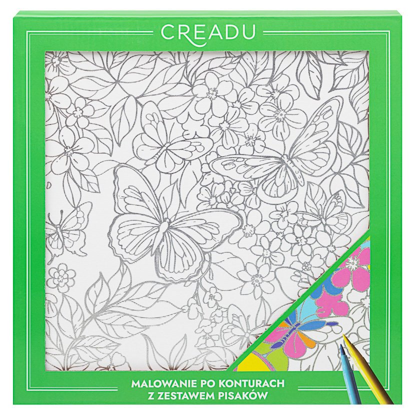 CREADU, Malowanie Po Konturach, Motyl