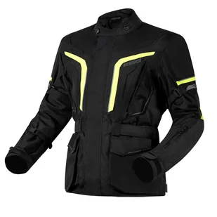 Kurtka Tekstylna Ozone Sahara Black/Fluo Yellow - Odzież motocyklowa - miniaturka - grafika 1