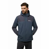 Kurtki męskie - Męska kurtka zimowa Jack Wolfskin JASPER INS JKT M midnight sky - S - miniaturka - grafika 1