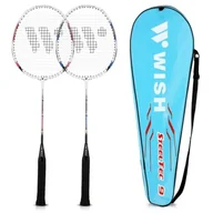 Badminton - Wish STEELTEC 9K ZESTAW RAKIET DO BADMINTONA CZERWONY+NIEBIESKI 14-10-040 - miniaturka - grafika 1