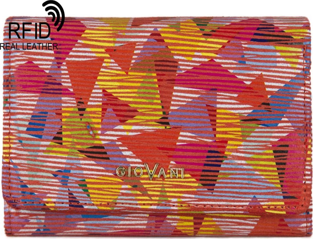 Giovani Średni portfel damski ze skóry naturalnej mary marki giovani