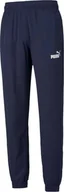 Spodnie sportowe męskie - Puma Puma Active Wovenpant 586733-76 granatowe S - miniaturka - grafika 1