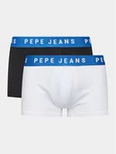 Majtki męskie - Pepe Jeans Komplet bokserek Logo Tk Lr 2P PMU10963 Biały - miniaturka - grafika 1