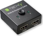 Rozgałęźniki - Techly TECHLY 108606 Techly Dwukierunkowy 2-portowy przełącznik HDMI 2.0 2x1 lub 1x2 4K@60Hz - miniaturka - grafika 1
