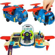 Zabawki interaktywne dla dzieci - ZABAWKA SAMOLOT SYMULATOR KIEROWNICA PILOT 3W1 AIR - miniaturka - grafika 1