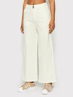 Spodnie damskie - Converse Spodnie materiałowe Carpenter 10022968-A01 Beżowy Regular Fit - miniaturka - grafika 1