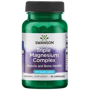 Triple Magnesium complex 400 mg (30 kaps.) - Suplementy diety - miniaturka - grafika 1