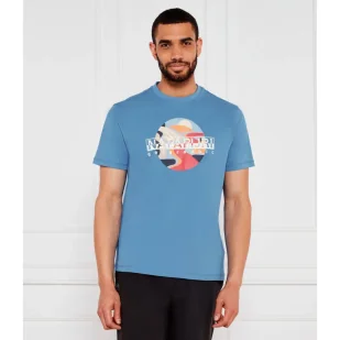 Napapijri T-shirt S-VALDOR SS Relaxed fit - Koszulki męskie - miniaturka - grafika 1