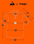 Koszulki męskie - Wrangler POLO SHIRT Red bawełniana koszulka polo męska małe logo 4XL - miniaturka - grafika 1