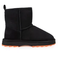 Botki damskie - Buty Emu Australia Sharky Mini W12434BLCR - czarne - miniaturka - grafika 1
