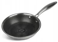 Patelnie - PATELNIA Stalowa Z Powłoką Nieprzywierającą PLASTER MIODU 20cm 7520 - miniaturka - grafika 1