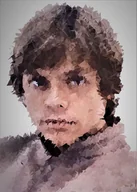 Plakaty - Plakat, POLYamory - Luke Skywalker, Gwiezdne Wojny Star Wars, 40x60 cm - miniaturka - grafika 1