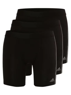 adidas Performance Obcisłe bokserki pakowane po 3 szt. Mężczyźni Bawełna czarny jednolity, S - Majtki męskie - miniaturka - grafika 1