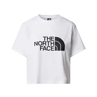 Koszulki sportowe damskie - Koszulka damska The North Face Easy 0A8A6HFN41 - biała - miniaturka - grafika 1