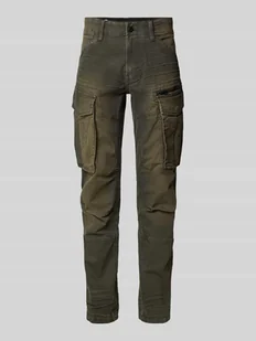 Spodnie o kroju regular fit z kieszeniami cargo model ‘Rovic zip 3d’ - Spodnie męskie - miniaturka - grafika 1