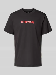 T-shirt z nadrukiem z logo - Koszulki męskie - miniaturka - grafika 1
