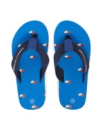 Buty dla chłopców - Tommy Hilfiger Japonki T3X8-33909-0058A023 M Niebieski - miniaturka - grafika 1