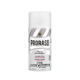 Proraso White Line Pianka do golenia dla skóry wrażliwej 300ml - Kosmetyki do golenia - miniaturka - grafika 1