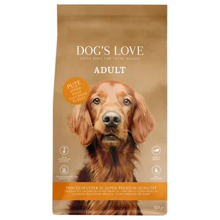 Dog´s Love Adult, indyk - 12 kg - Sucha karma dla psów - miniaturka - grafika 1