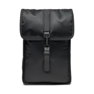 Plecaki - Plecak Rains Puffed Backpack Mini 21740 Czarny - miniaturka - grafika 1