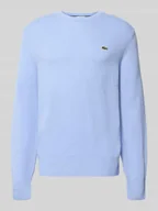 Swetry męskie - Sweter z dzianiny o kroju regular fit z czystej wełny - miniaturka - grafika 1
