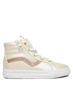 Buty dla dziewczynek - Vans Sneakersy SK8-Hi Reissue Side Zip VN0007Q3DJR1 Écru - miniaturka - grafika 1
