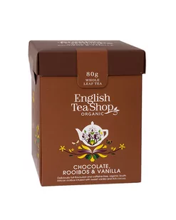 English Tea Shop, herbata owocowa Chocolate, Rooibos & Vanilla, 80g - Herbata - miniaturka - grafika 1