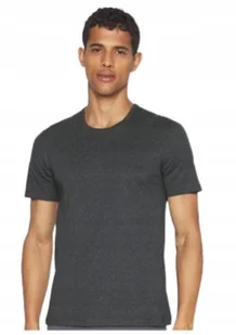 HUGO BOSS SZARY T-SHIRT MĘSKI Z LOGO GŁADKI CASUAL S JSE - Koszulki męskie - miniaturka - grafika 1