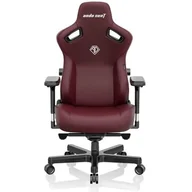 Fotele gamingowe - Anda Seat Kaiser 3 L Gamingowy do 150kg Skóra ECO Bordowy - miniaturka - grafika 1