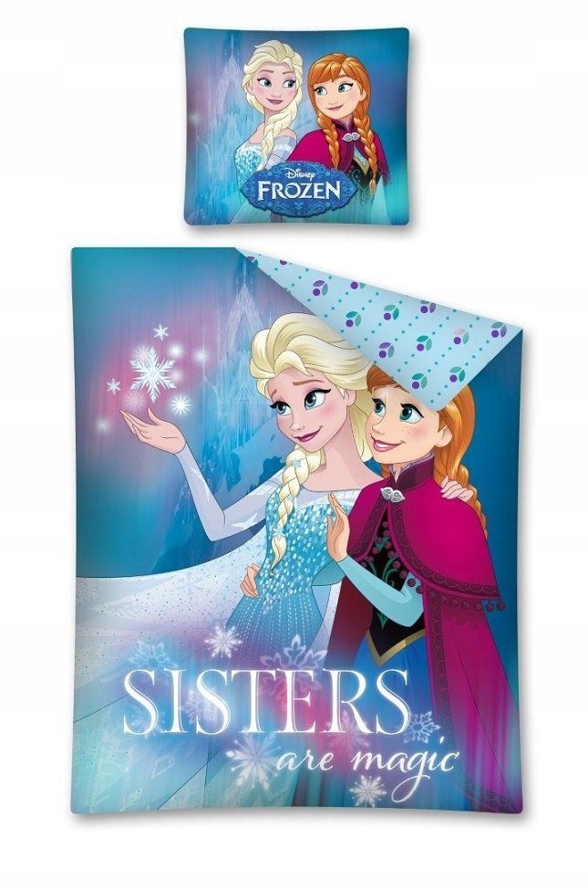 pościel dziecięca Frozen Kraina Lodu Anna Elza 140x200 bawełna