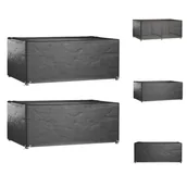 Pokrowce na meble ogrodowe - vidaXL Pokrowce na meble ogrodowe 2 szt. 8 oczek 180x122x75 cm Prostokątne - Pokrowce ochronne na meble ogrodowe - miniaturka - grafika 1
