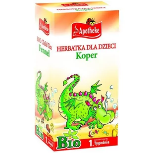 APOTHEKE HERBATKA DLA DZIECI - KOPER BIO 20 x 1,5 g - - Soki i herbatki dla dzieci - miniaturka - grafika 2
