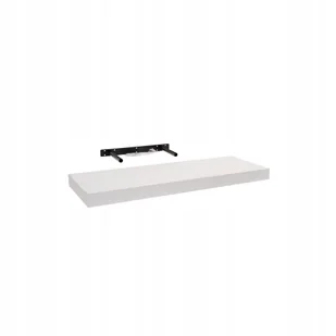 Półka ścienna samowisząca Fs 60x23 Biały - Półki do salonu - miniaturka - grafika 1
