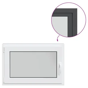 vidaXL Stojak na drewno opałowe, antracyt, 80x25x90 cm - Wózki magazynowe - miniaturka - grafika 1