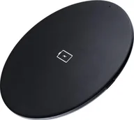 Ładowarki do telefonów - FORCELL F-ENERGY szybka ładowarka indukcyjna Qi QC 15W czarna - miniaturka - grafika 1