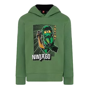 LEGO Ninjago bluza chłopięca z kapturem - 100% bawełna - LWSTORM 616, 888., 146 - Bluzy dla chłopców - miniaturka - grafika 1
