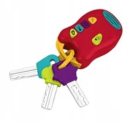 Maty edukacyjne - Battat Toy Keys - interaktywna zabawka Klucze z pilotem dźwięki i latarka - miniaturka - grafika 1