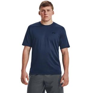 Męska koszulka treningowa Under Armour UA Tech Vent SS - granatowa - UNDER ARMOUR - Koszulki sportowe męskie - miniaturka - grafika 1