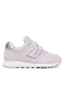 Buty dla dziewczynek - New Balance Sneakersy P5742EV Fioletowy - miniaturka - grafika 1