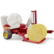Samochody i pojazdy dla dzieci - Bruder Owijarka do siana, 2 baloty w komplecie - miniaturka - grafika 1