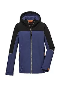 Killtec Chłopięca kurtka softshell z kapturem/kurtka outdoorowa jest odporna na działanie wody KOW 131 BYS SFTSHLL JCKT, deep royal, 176, 39873-000 - Kurtki i płaszcze dla chłopców - miniaturka - grafika 1
