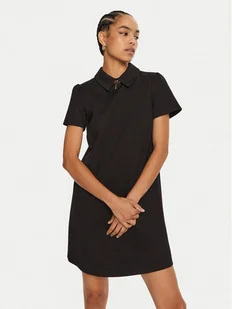 Fracomina Sukienka codzienna FR24WD1008W72901 Czarny Regular Fit - Sukienki - miniaturka - grafika 1